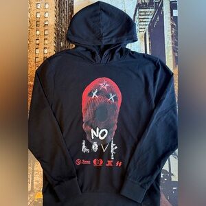 JUREN hoodie black no love